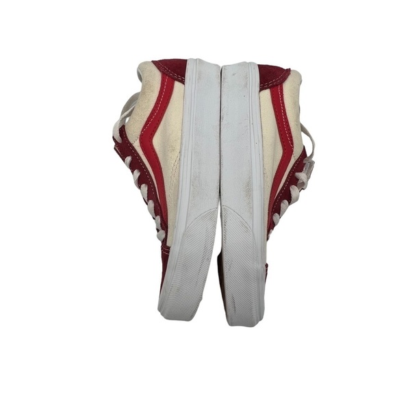 Vans Old Skool Red Cream Core Classics Sneakers Size 5 Women's (3.0 Men's) - Picture 5 of 8